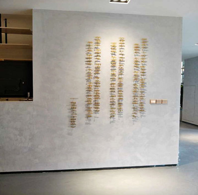 <strong>茶廳整體馬來(lái)漆施工效果圖</strong>